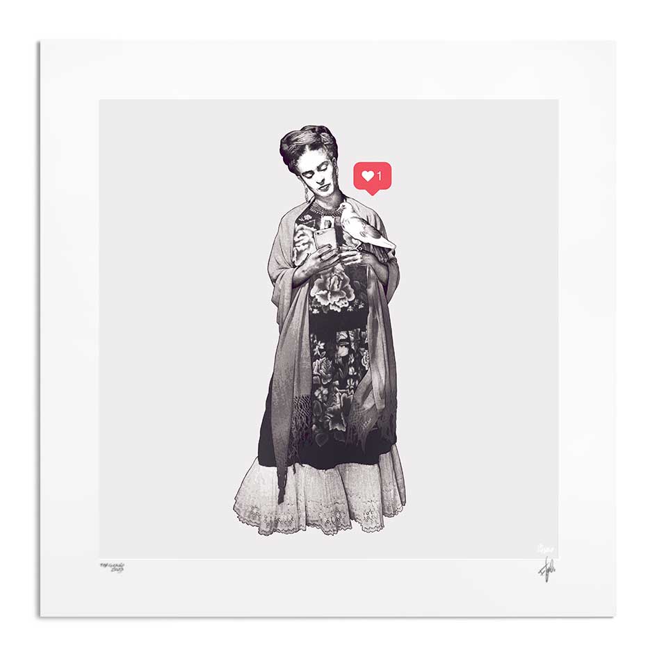 Frida Kahlo Instagramer Selfie Artista Mexicana Diego Rivera Frida Influencer Fab Ciraolo artista visual chileno