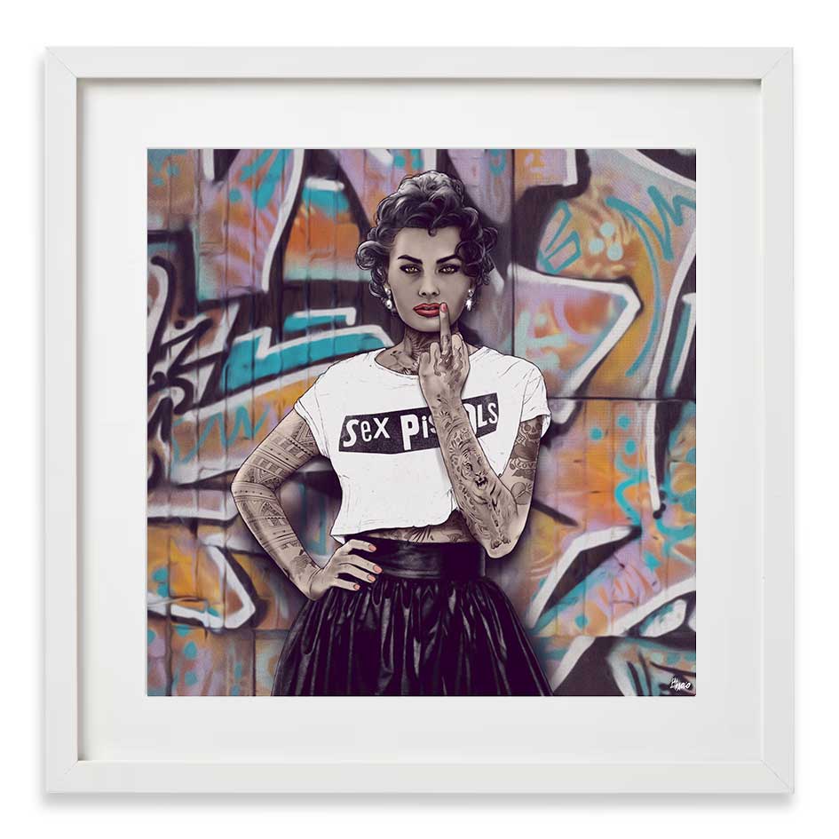 Sophia Loren Sofia Loren Sex Pistols Tatuajes Arte Urbano Artistas Visuales Chilenos Fab Ciraolo