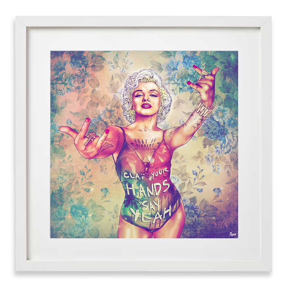 Marilyn Monroe Actriz Cantante John F Kennedy Clap Your Hands and Say Yeah Indie Rock Music Band Fab Ciraolo Artista Visual Chileno Obras arte Pop